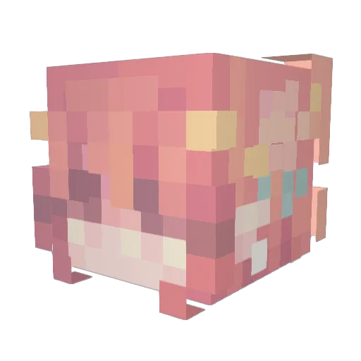 coopimayo Minecraft avatar head, 3D render