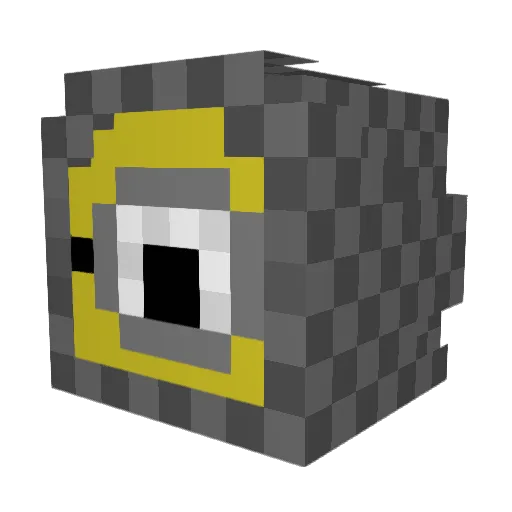 cooterman69 Minecraft avatar head, 3D render
