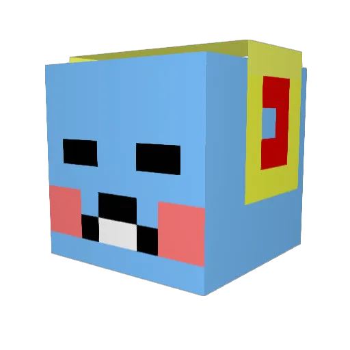 coowoo123 Minecraft avatar head, 3D render