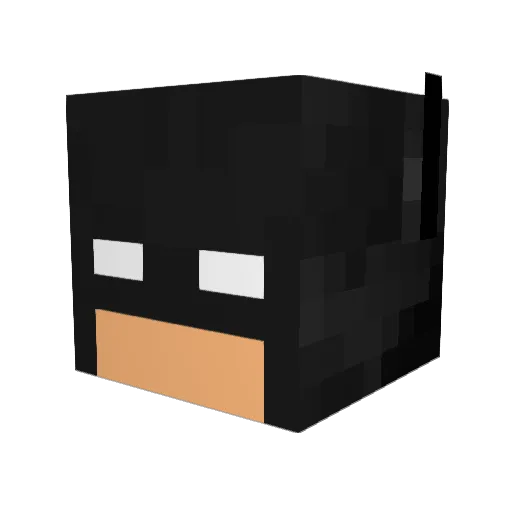 cop_adam Minecraft avatar head, 3D render