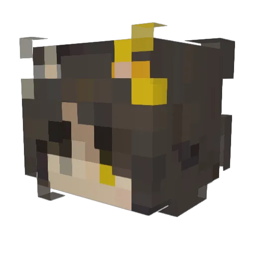 copaylapse Minecraft avatar head, 3D render