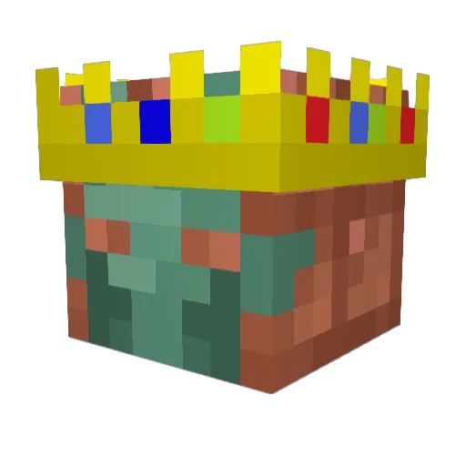 copen_15 Minecraft avatar head, 3D render