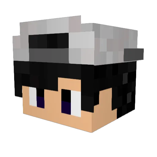 copingSCRIPT Minecraft avatar head, 3D render