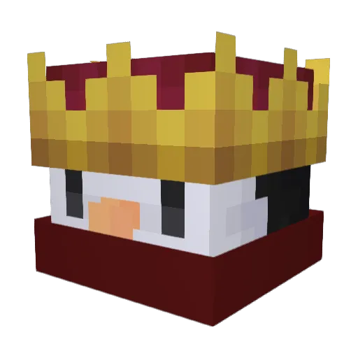 copnux Minecraft avatar head, 3D render