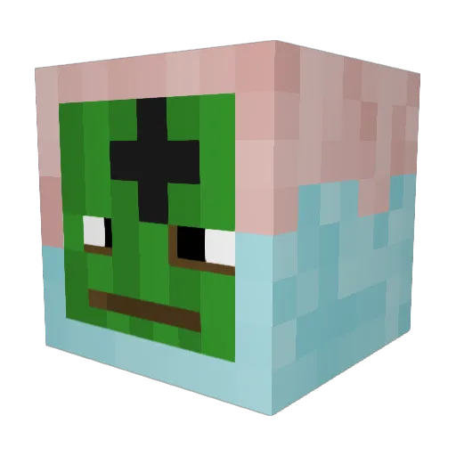 coppertear67 Minecraft avatar head, 3D render