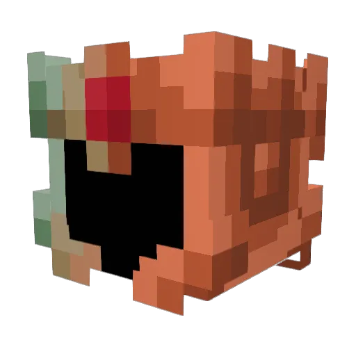 coppertheore Minecraft avatar head, 3D render