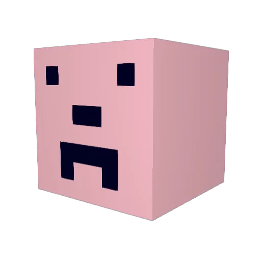 coppertop1 Minecraft avatar head, 3D render