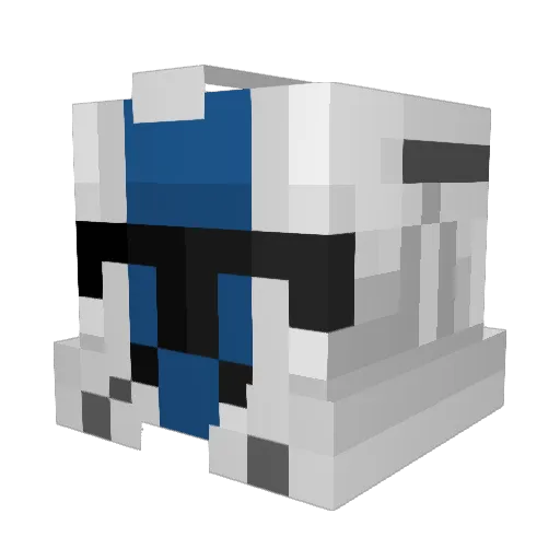 coppertop740 Minecraft avatar head, 3D render