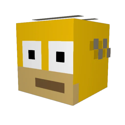 copydog1102 Minecraft avatar head, 3D render
