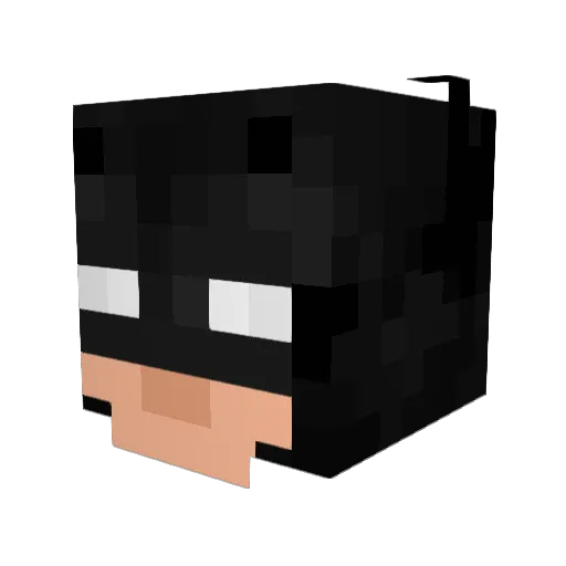 coraRaT Minecraft avatar head, 3D render