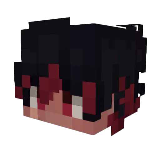 corantoo Minecraft avatar head, 3D render
