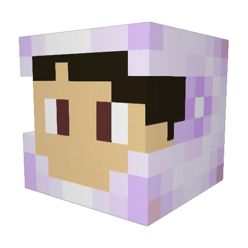 coraxx_974 Minecraft avatar head, 3D render