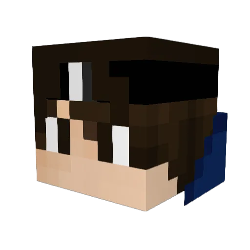 corboz22 Minecraft avatar head, 3D render
