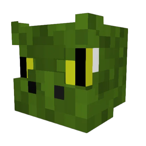 corcynator Minecraft avatar head, 3D render