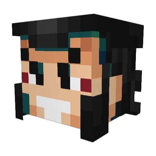 corda301 Minecraft avatar head, 3D render