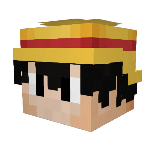 cordiaIIy Minecraft avatar head, 3D render