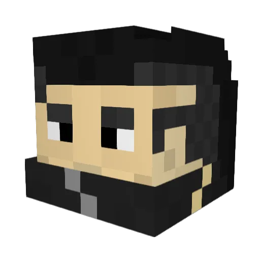 cordingrelic Minecraft avatar head, 3D render