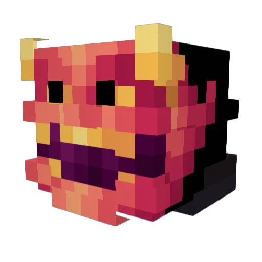 cordyceps721 Minecraft avatar head, 3D render