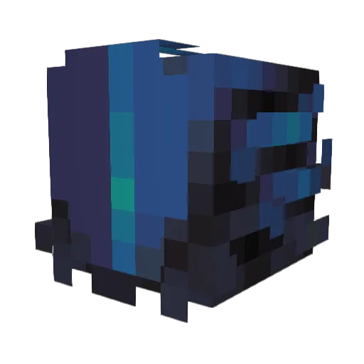 core1435 Minecraft avatar head, 3D render