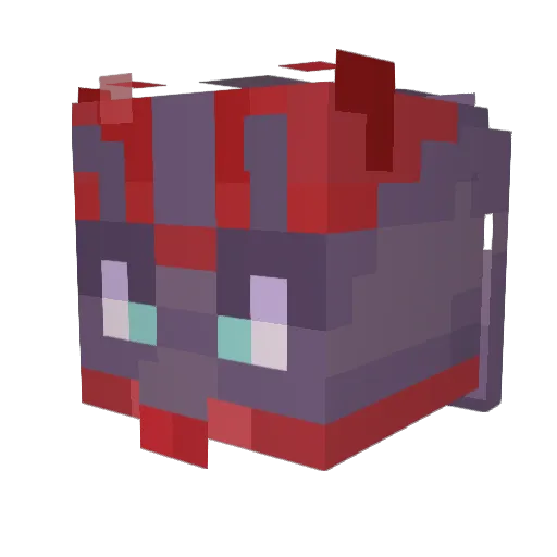 core_beast Minecraft avatar head, 3D render
