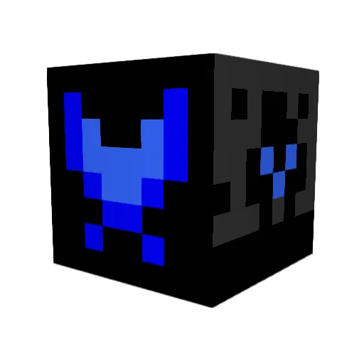 coreny Minecraft avatar head, 3D render