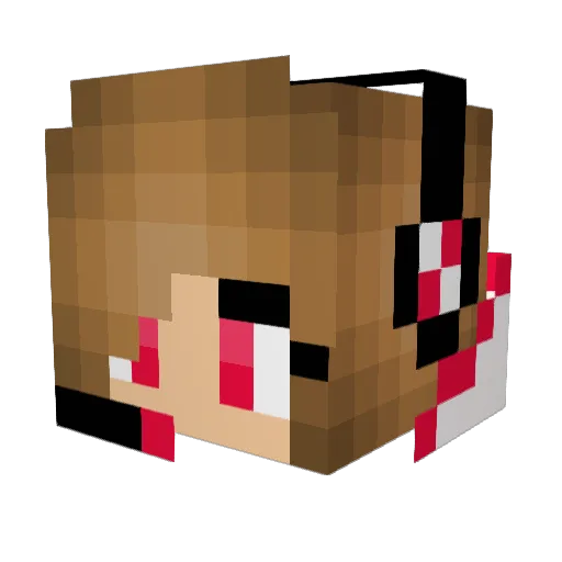 coreorders Minecraft avatar head, 3D render