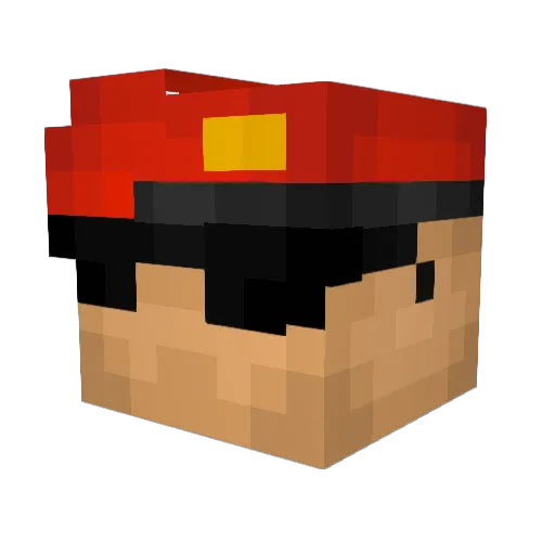 corey88 Minecraft avatar head, 3D render