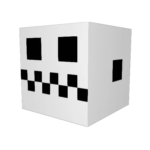 coria666 Minecraft avatar head, 3D render