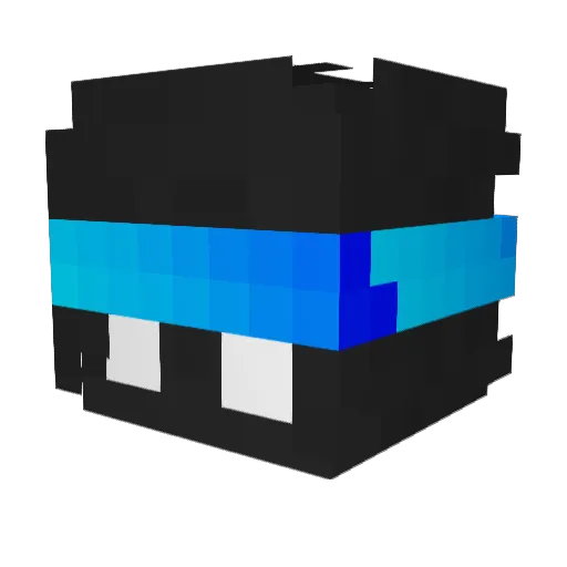 corinnnakopf Minecraft avatar head, 3D render