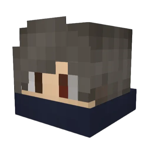 cork1357 Minecraft avatar head, 3D render