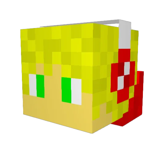 corkpine1813 Minecraft avatar head, 3D render