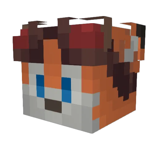 cormac036 Minecraft avatar head, 3D render