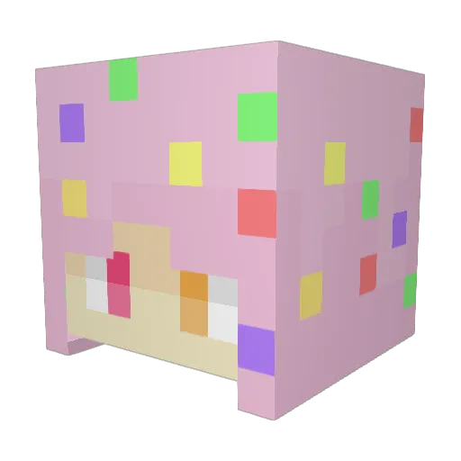 corndogbb_04 Minecraft avatar head, 3D render