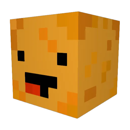 corndogchewie Minecraft avatar head, 3D render