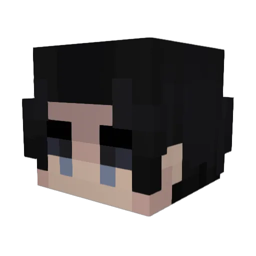 cornercrab Minecraft avatar head, 3D render