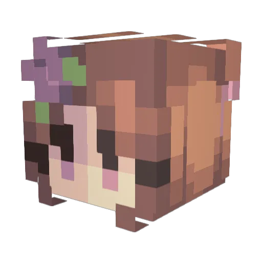 cornesis Minecraft avatar head, 3D render