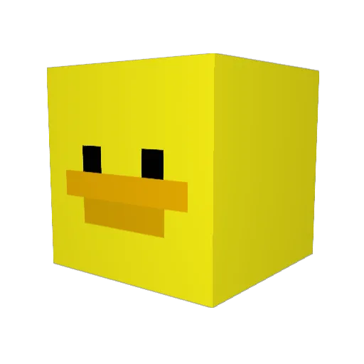cornrocket Minecraft avatar head, 3D render