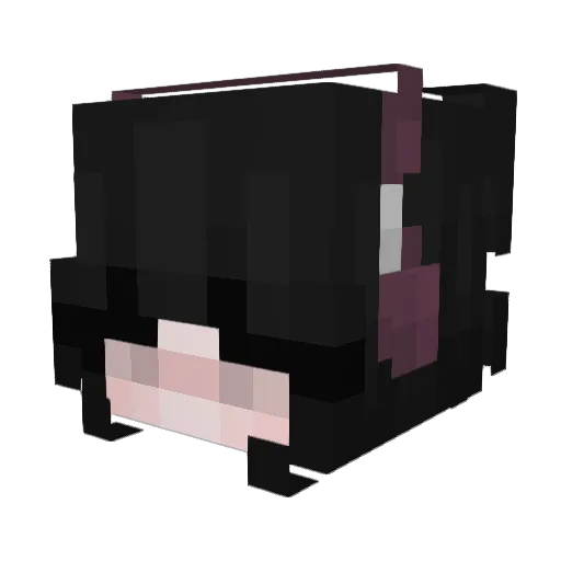 cornuda Minecraft avatar head, 3D render