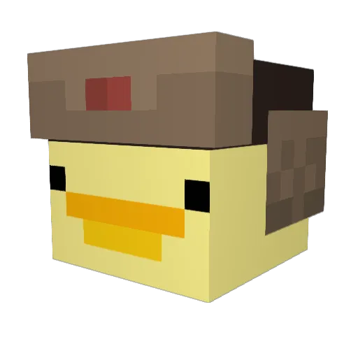 coroco888game Minecraft avatar head, 3D render