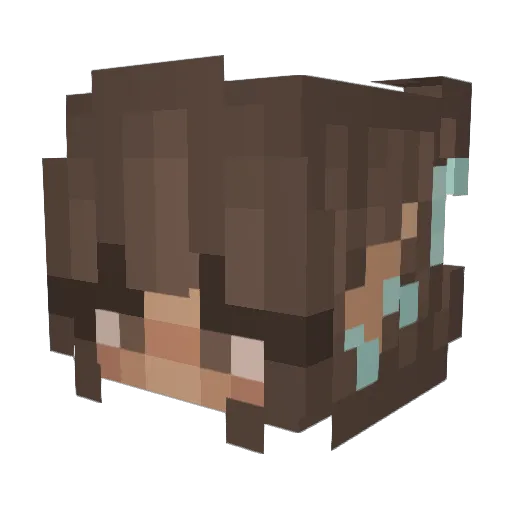 coroeddy Minecraft avatar head, 3D render