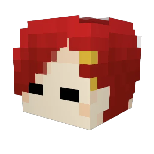 coroni_0516t Minecraft avatar head, 3D render