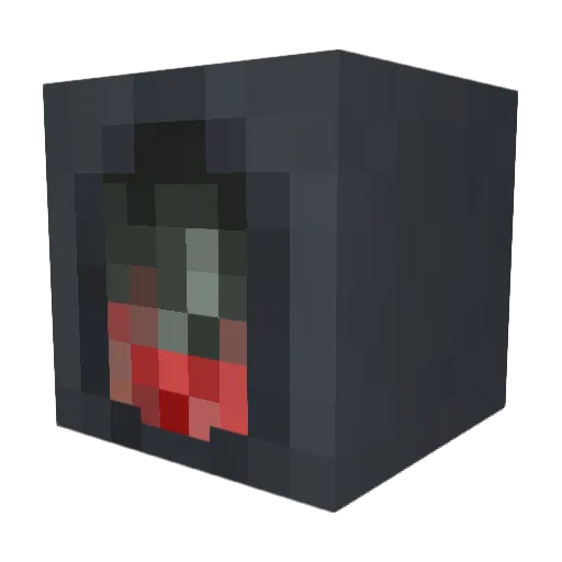 coronith Minecraft avatar head, 3D render