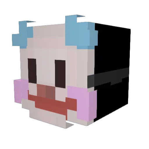 corren08 Minecraft avatar head, 3D render