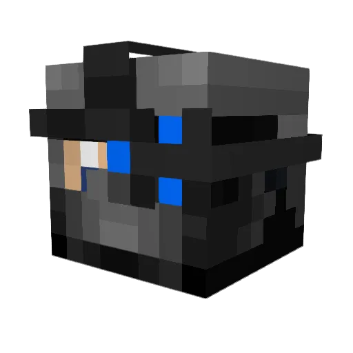 corruptedcow22 Minecraft avatar head, 3D render
