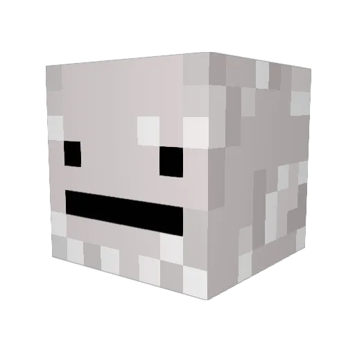 corruptsaber Minecraft avatar head, 3D render