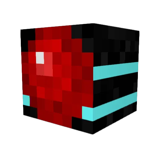 cortese Minecraft avatar head, 3D render