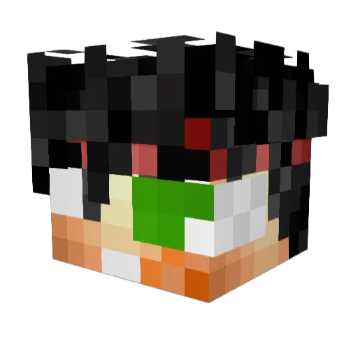 cortezmac10 Minecraft avatar head, 3D render