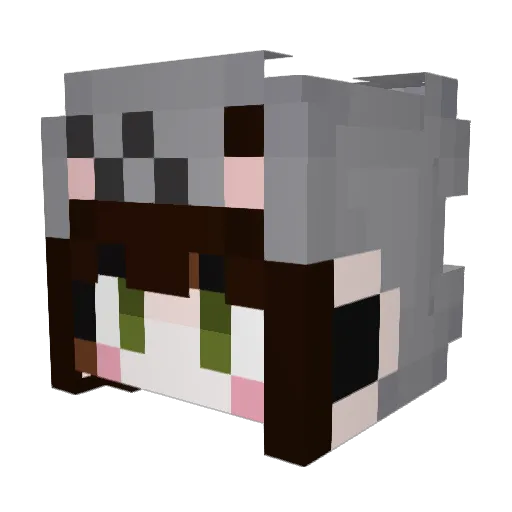 cortneyyyy Minecraft avatar head, 3D render
