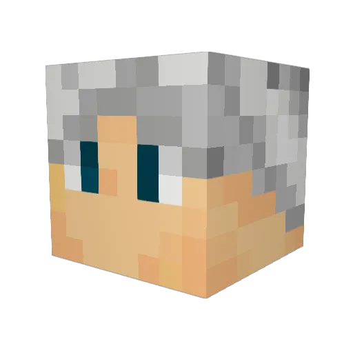 cortvill Minecraft avatar head, 3D render