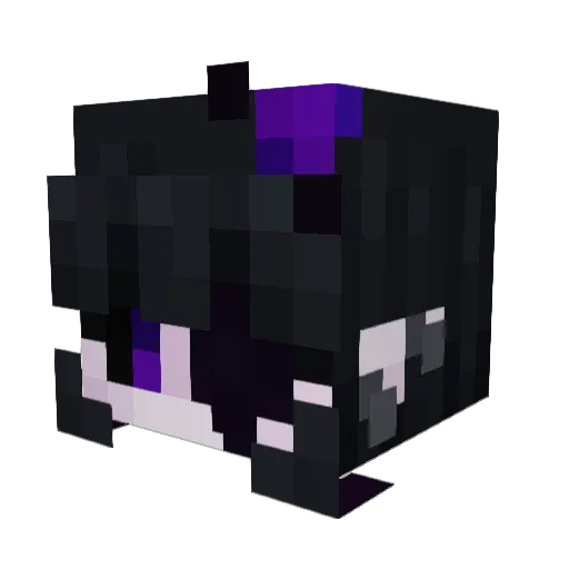 corva__ Minecraft avatar head, 3D render